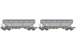 B-Models H0 SNCF Getreidesilowagen-Set A, Cargill France, 2-tlg.