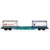 B-Models H0 TRWBE Containertragwagen Sgns, InterBulk/Wauters