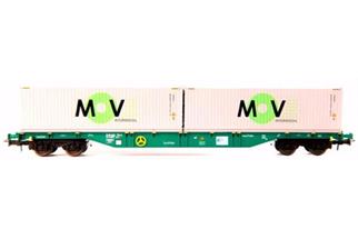 B-Models H0 TRWBE Containertragwagen Sgns Move Intermodal
