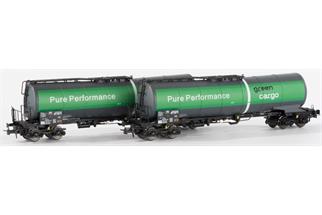 B-Models/REE H0 DB Kesselwagen Green Cargo, 2-tlg.