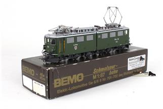 Bemo 1252 414 H0m RhB Elektrolok Ge 6/6 II 702, grün (OCC)
