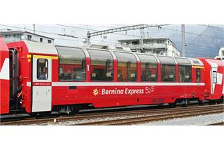 Bemo H0 (DC) RhB Panoramawagen Ap 1302, 50 Jahre BEX