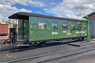 Bemo H0e SDG Personenwagen 970-410, Lössnitzgrundbahn - Spielewagen