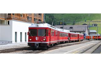 Bemo H0m MGB Pendelzug Be 4/4 515 + ABDt 1716, 4-tlg. (Sonderserie)