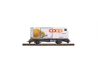 Bemo H0m RhB Containertragwagen Lb-v 7865, Coop Birne