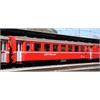 Bemo H0m RhB Einheitswagen II A 1270, rot