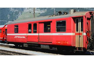 Bemo H0m RhB Gepäckwagen D 4223, neurot, Pantograph demontiert