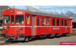 Bemo H0m RhB Steuerwagen BDt 1723, mit Rechtecklampen