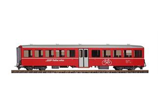 Bemo H0m RhB Velowagen WS 3911, rot