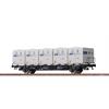 Brawa H0 (AC) DB Behältertragwagen Btmms 58, Ekrt 212 - Bahlsen, Ep. III