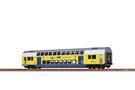 Brawa H0 (AC Digital) Metronom Doppelstock-Ergänzungswagen, 2. Klasse, Ep. VI