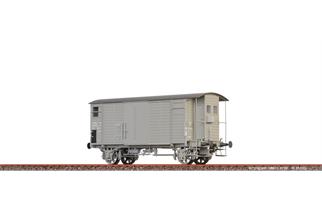 Brawa H0 SBB gedeckter Güterwagen K2, grau, Ep. II