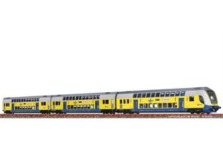 Brawa N Metronom Doppelstockwagen-Grundset, Ep. VI, 3-tlg.