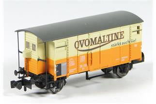 Brawa N SBB gedeckter Güterwagen K2 Ovomaltine (Sonderserie Bahnorama)