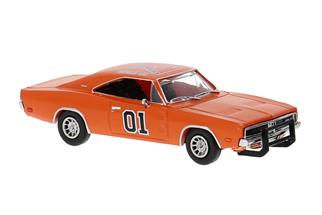 Brekina H0 Dodge Charger, orange, 1969