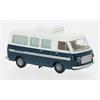 Brekina H0 Fiat 238 Camper, weiss/blau, 1966