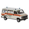 Brekina H0 Fiat Ducato Bus, Ambulanza Alitalia, 1982