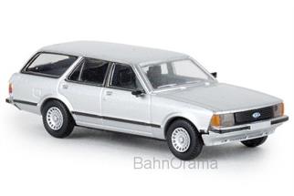 Brekina H0 Ford Granada II Turnier, metallic-silber, TD, 1977