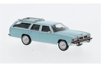 Brekina H0 Ford LTD Station Wagon, hellblau, 1979
