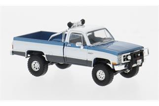 Brekina H0 GMC Sierra Grande, blau/weiss, 1982