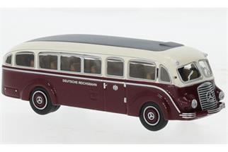 Brekina H0 MB LO 3500, dunkelrot/weiss, Deutsche Reichsbahn, 1936