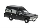Brekina H0 Opel Rekord C Bestattungswagen, schwarz, 1968
