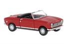 Brekina H0 Peugeot 204 Cabriolet, rot, 1967