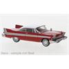 Brekina H0 Plymouth Fury, rot/weiss, 1958