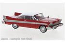 Brekina H0 Plymouth Fury, rot/weiss, 1958