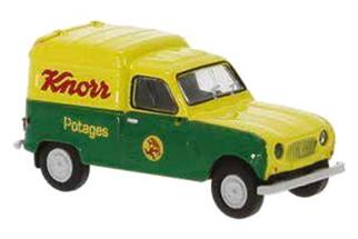 Brekina H0 Renault R4 Fourgonette, Knorr Potages, 1961