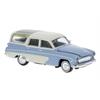 Brekina H0 Wartburg 311 Camping, hellblau/weiss, 1959