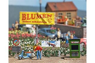 Busch H0 Blumen selbst schneiden