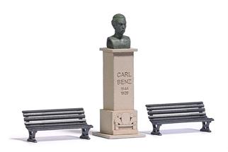 Busch H0 Carl Benz Statue