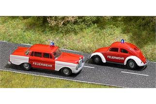 Busch H0 Feuerwehr-Set 2-tlg.