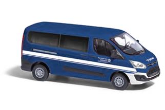 Busch H0 Ford Transit Custom Bus, THW Fürstenfeldbruck