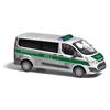 Busch H0 Ford Transit Custom Bus, Zoll, metallic