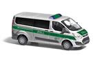 Busch H0 Ford Transit Custom Bus, Zoll, metallic