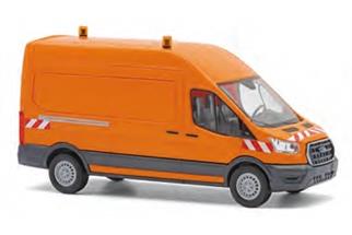 Busch H0 Ford Transit Kastenwagen, orange