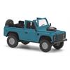 Busch H0 Land Rover Defender 90 offen, blau