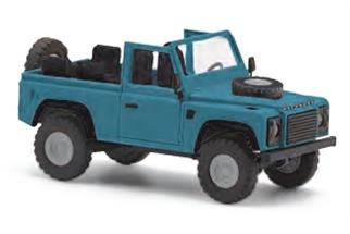 Busch H0 Land Rover Defender 90 offen, blau