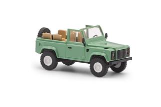 Busch H0 Land Rover Defender 90 offen, grün