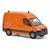 Busch H0 MB Sprinter kurz, orange