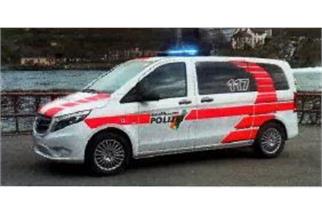 Busch H0 MV Vito Polizei Schaffhausen