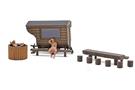 Busch H0 Schäferwagen-Sauna