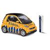 Busch H0 Smart Fortwo Elektro, mit Zapfsäule