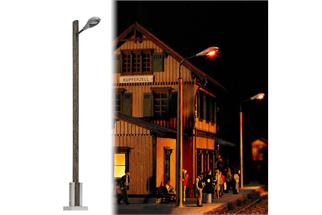 Busch H0 Strassenleuchte mit Holzmast, gelb