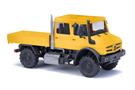 Busch H0 Unimog U 5023 Doppelkabine, gelb