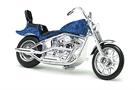Busch H0 US-Motorrad, blau