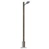 Busch TT Strassenleuchte mit Holzmast, weiss