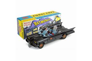 Corgi 1:43 267 Batmobile with Batman and Robin – Gloss Black